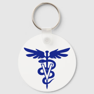 veterinary logo 4 keychain
