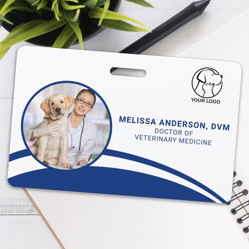 Veterinary Medical Business Photo ID Badge