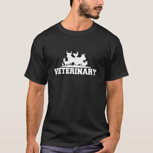 Veterinary Medicine Animal Doctor Vet Tech Veterin T-Shirt (Front)