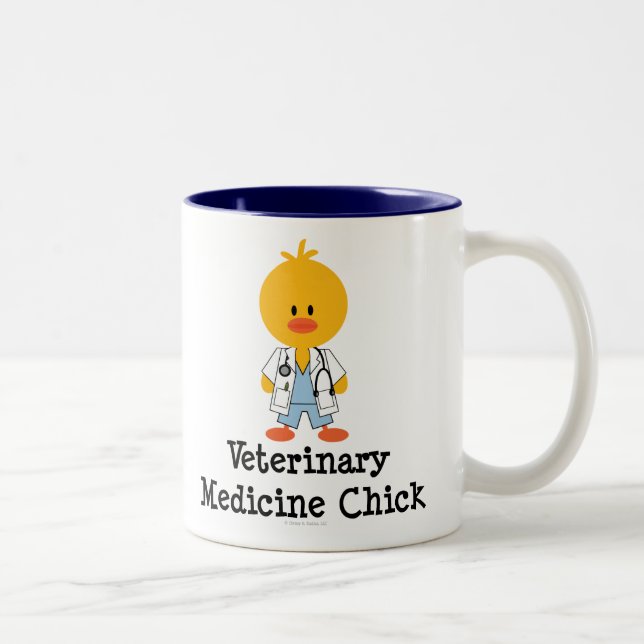 Veterinary Medicine Chick Mug (Right)