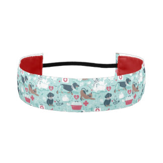 Veterinary medicine, dogs and cats friends athletic headband