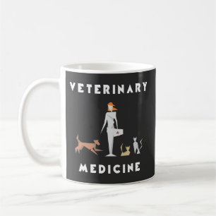 Veterinary Medicine Geometric Woman Coffee Mug