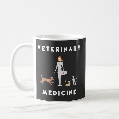 Veterinary Medicine Geometric Woman Coffee Mug