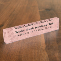 Veterinary Medicine Paw Prints Personalized