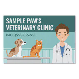 Veterinary Medicine Pet Health Vet Clinic Services Sign