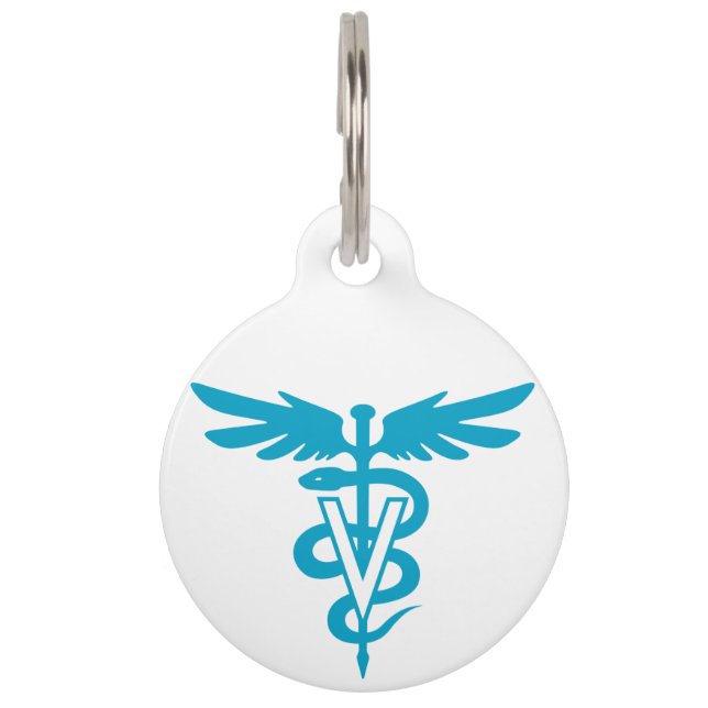 Veterinary Medicine Pet Name Tag (Front)