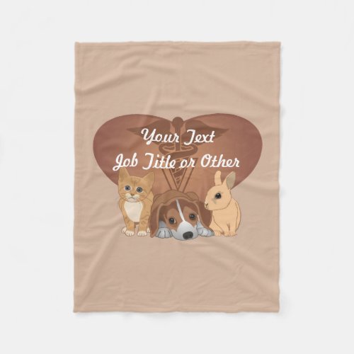 Veterinary Medicine Professional Fleece Blanket