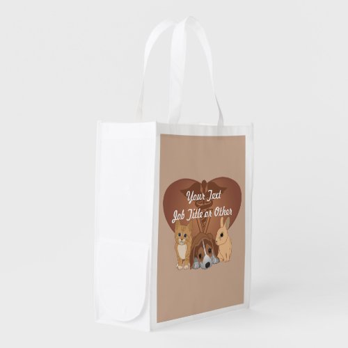 Veterinary Medicine Professional Reusable Grocery Bag