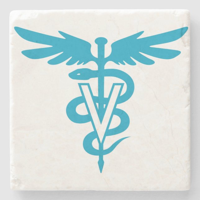 Veterinary Medicine Stone Coaster (Front)