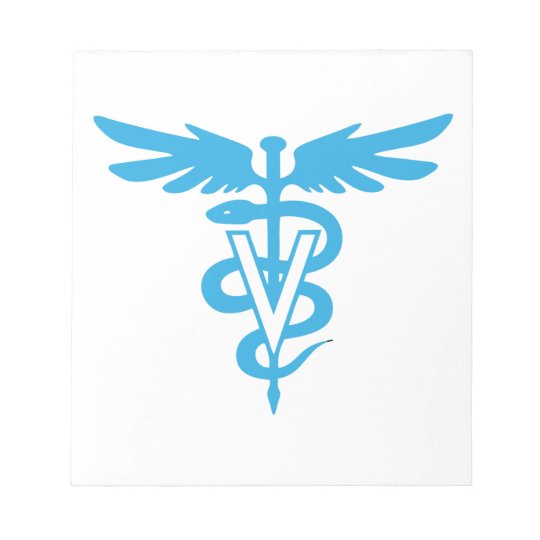 Veterinary medicine symbol notepad | Zazzle.com