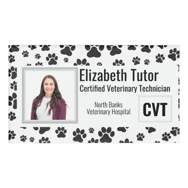 Veterinary Name Tag (Front)