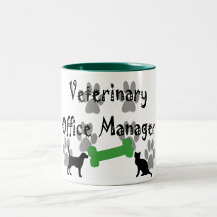 Veterinary Office Manager Two-Tone Coffee Mug