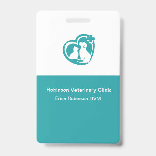 Veterinary Office Staff Name Badges