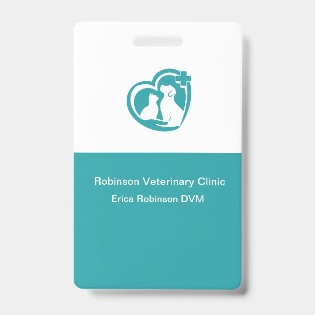 Veterinary Office Staff Name Badges (Front)