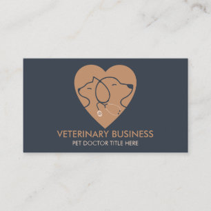 Veterinary Paw Pet Doctor Animal Health Business Card