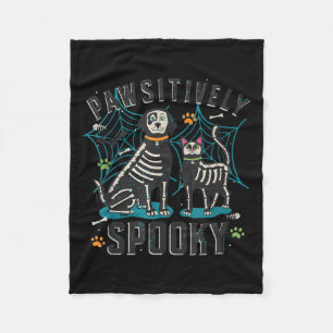 Veterinary Pawsitively Soky Vet Tech Boo Crew Hall Fleece Blanket
