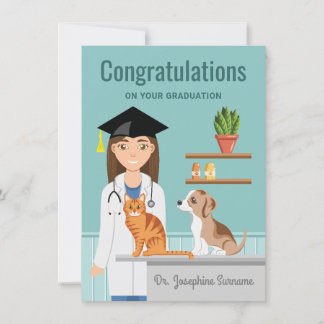 Veterinary School Congratulations On Graduation Card