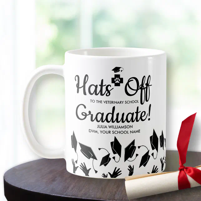 Veterinary School DVM Graduation Gift Congrats Coffee Mug Zazzle
