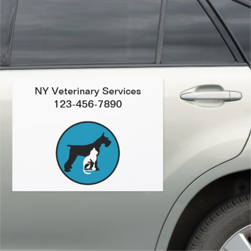 Veterinary Services Pet Care Car Magnets
