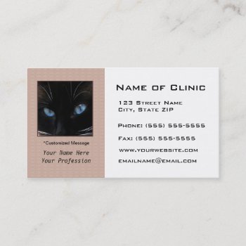 Veterinary Siamese Cat Blue Eyes Appointment Card by PhotographyTKDesigns at Zazzle