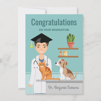 Veterinary Student DVM Graduate Congratulations Card