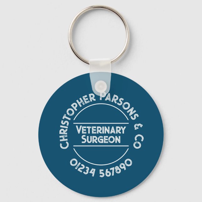 Veterinary Surgeon Keychain (Front)