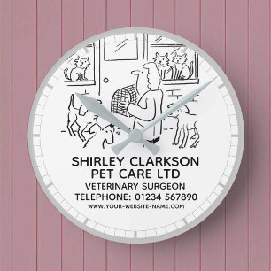 Veterinary Surgeon Round Clock