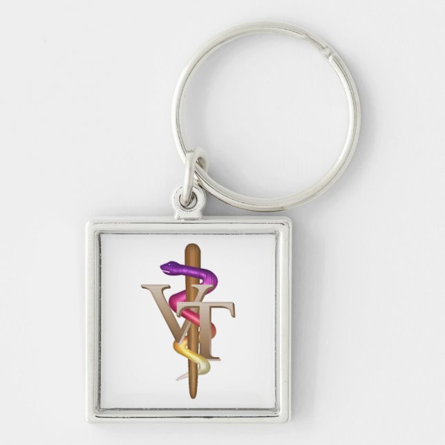 Veterinary Tech Keychain (Front)