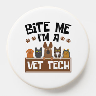 Veterinary Technician Bite Me I'm a Vet Tech PopSocket
