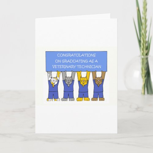 Veterinary Technician Graduate Congratulations Card