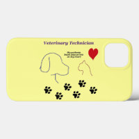 Veterinary Technician - Paw Prints on My Heart