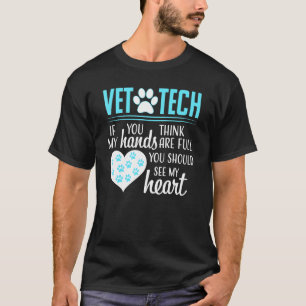 Veterinary Technician Vet Tech Animal Cute T-Shirt