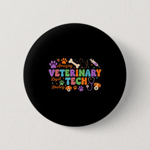Veterinary Technician - Vet Tech Veterinarian Appr Button