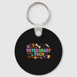 Veterinary Technician - Vet Tech Veterinarian Appr Keychain