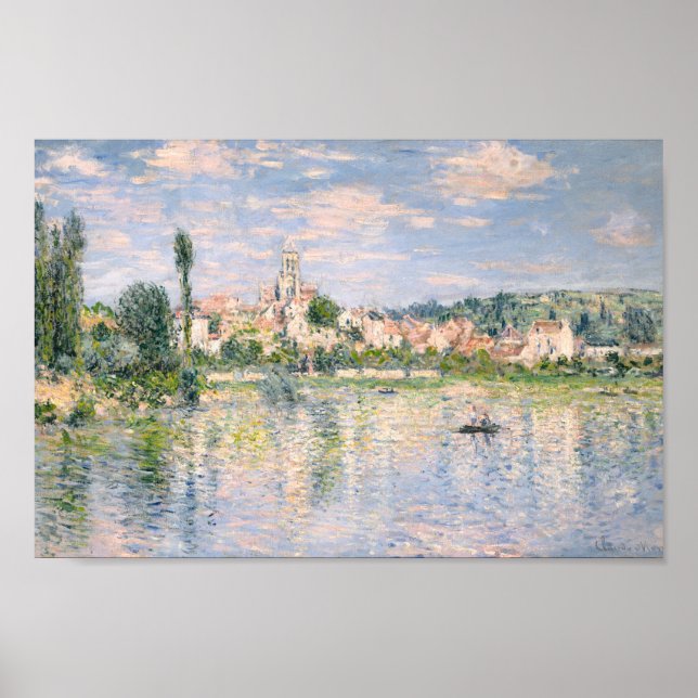 Vetheuil in Summer by Claude Monet Poster (Front)