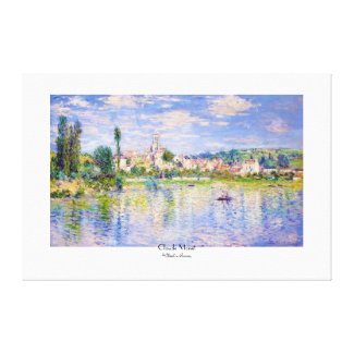Vetheuil in Summer Claude Monet Canvas Print