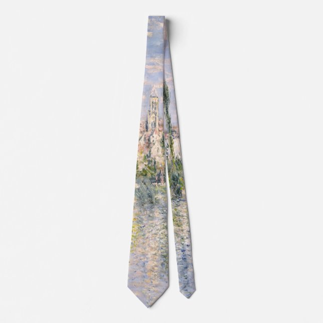 Vétheuil in Summer - Claude Monet Neck Tie (Front)