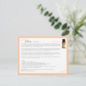 Vetiver Essential Oil Note Card (Standing Front)