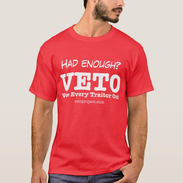VETO Basic T-Shirt - Red (Front)