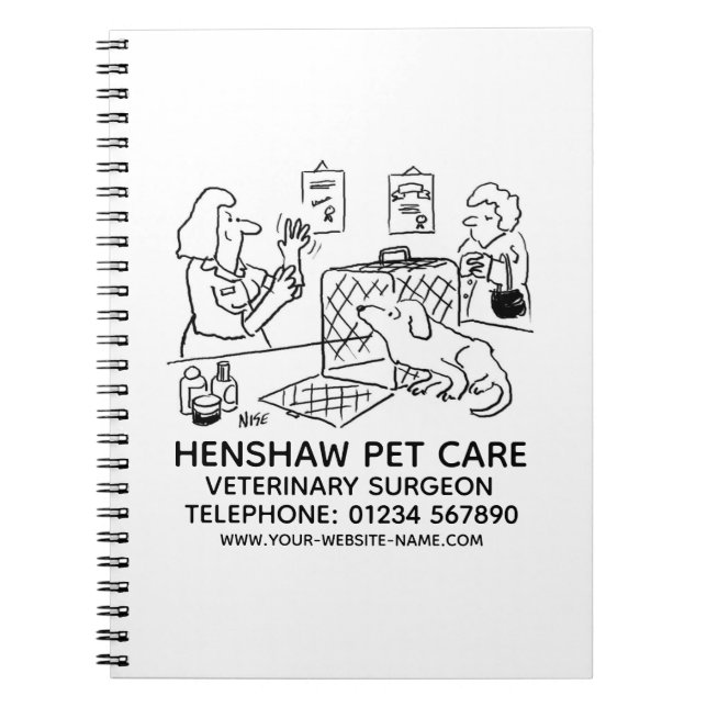 Vets Animal Care Notebook (Front)