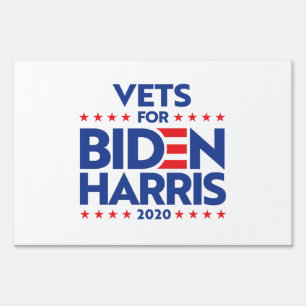 VETS FOR BIDEN HARRIS 2020 SIGN