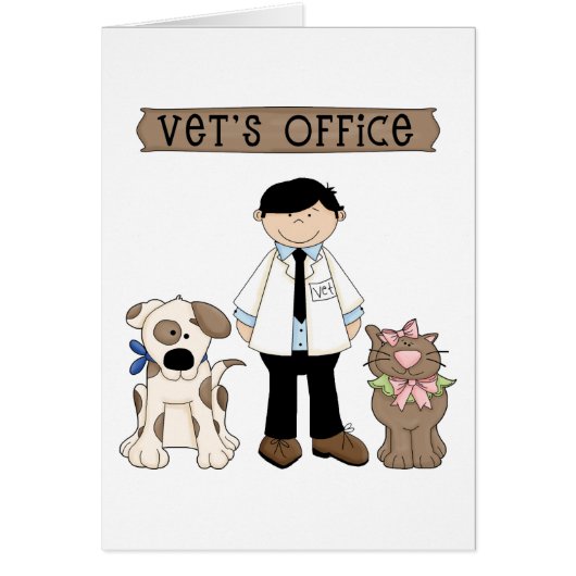 Vet's Office Cards (Front)