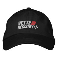 Vette Registry Logo Embroidered Dark Hat