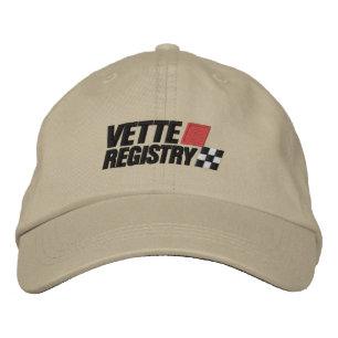 Vette Registry Logo Embroidered Light Hat