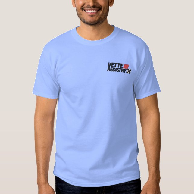 Vette Registry Logo Embroidered T-Shirt (Front)