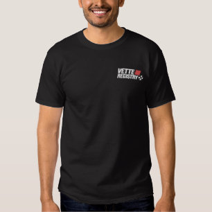 Vette Registry Logo Embroidered T-Shirt (Dark)