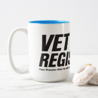 Vette Registry Two-Tone 15oz Ceramic Mug
