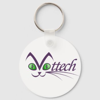 Vettech Keychain With Kitty Eyes by Vettechstuff at Zazzle