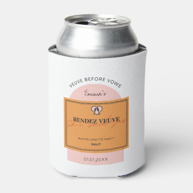 Veuve Before Vows Beer Cooler (Can Front)