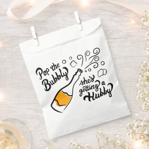 Veuve Before Vows Champagne Bachelorette Favor Bag